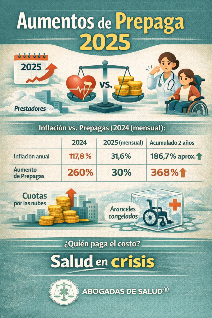aumentos de prepagas 2025 gacetilla 2 ABOGADAS DE SALUD®